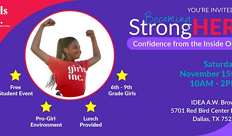 November 15, 2025Saturday Camp: Becoming StrongHER