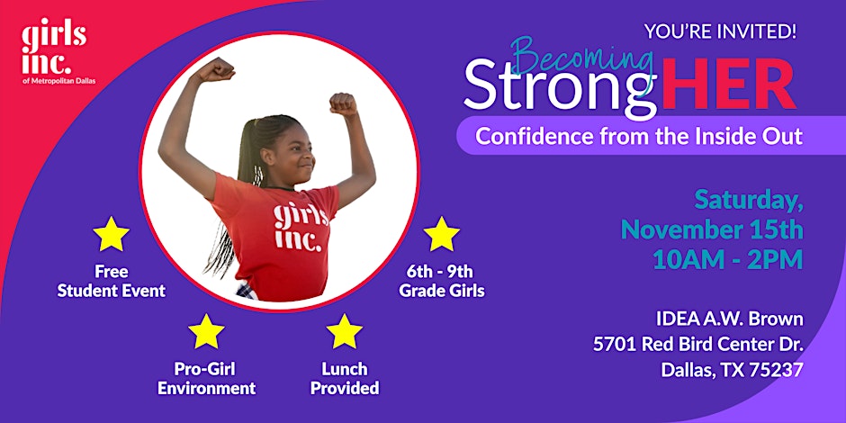November 15, 2025Saturday Camp: Becoming StrongHER