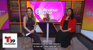 Telemundo 39 interview with Gabrielle Espinosa